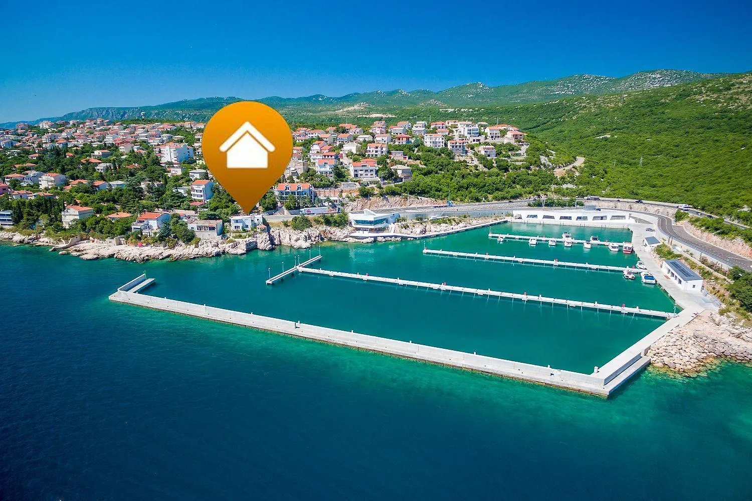 Direkt Am Eigenen Strand Novi Vinodolski Apartment