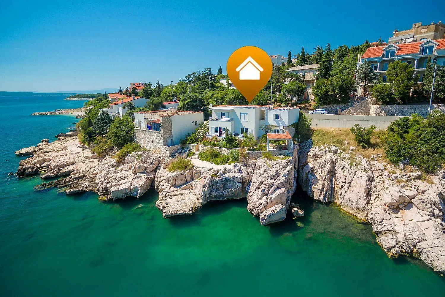 Direkt Am Eigenen Strand Novi Vinodolski